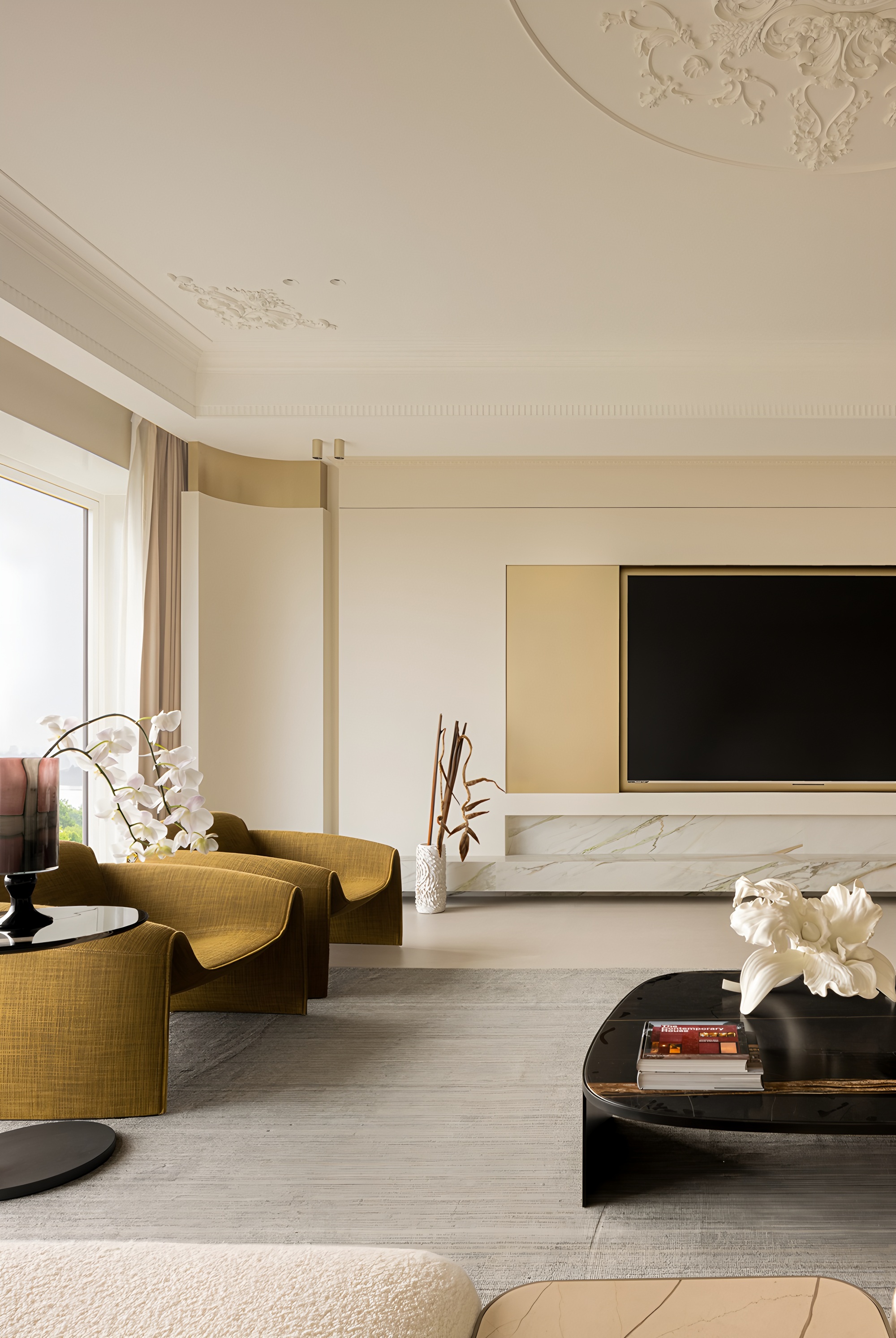 浪漫鎏金,方寸间纳四时湖景丨原想设计-16