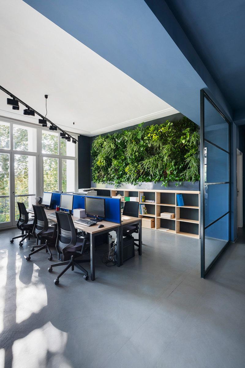 活力办公空间设计——蓝色与绿色的巧妙运用-4
