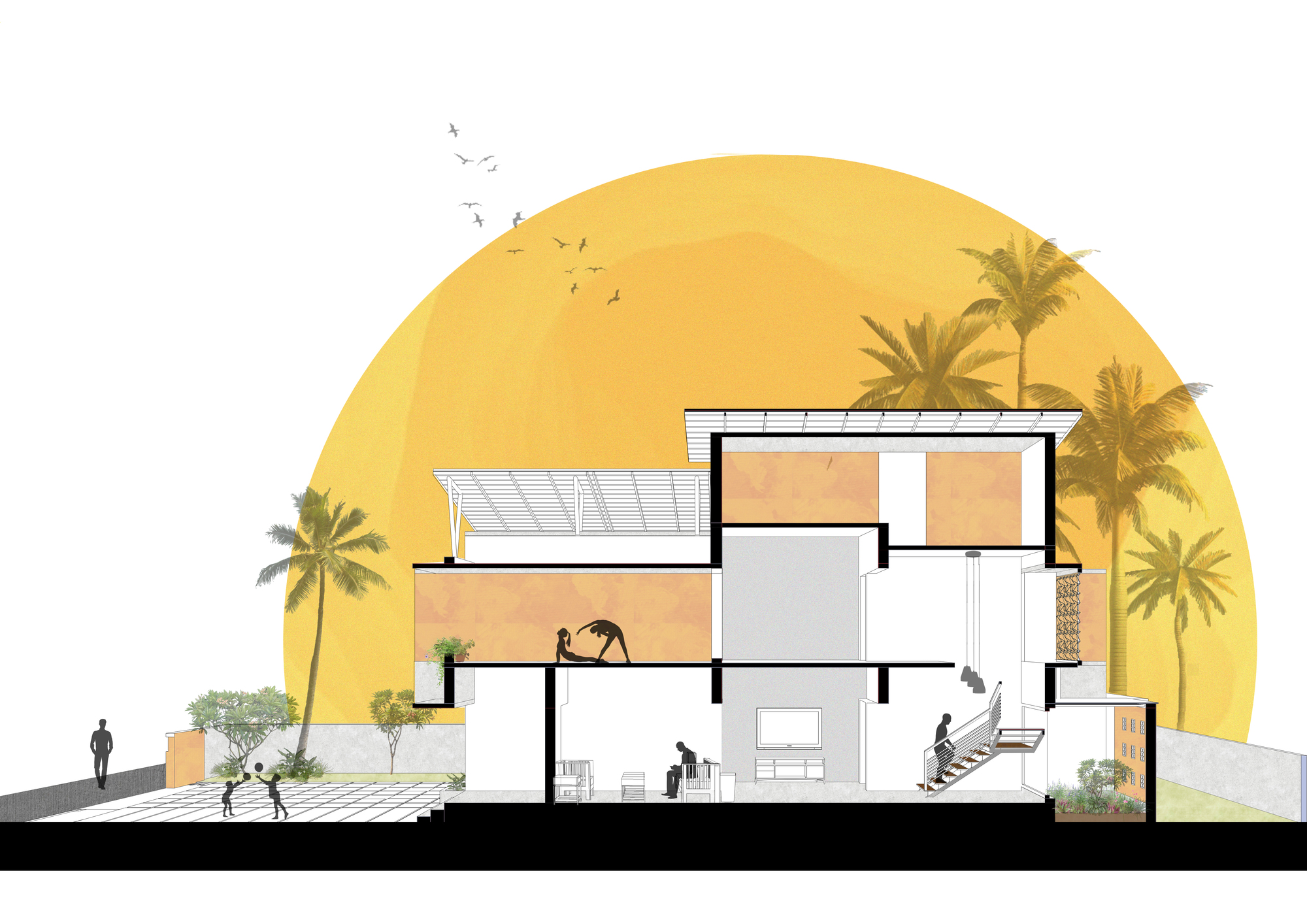 亚伦的庭院丨印度丨The Design Room-33