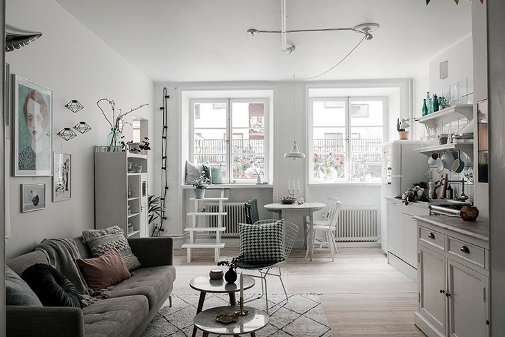 瑞典公寓的梦幻粉蓝细节-4