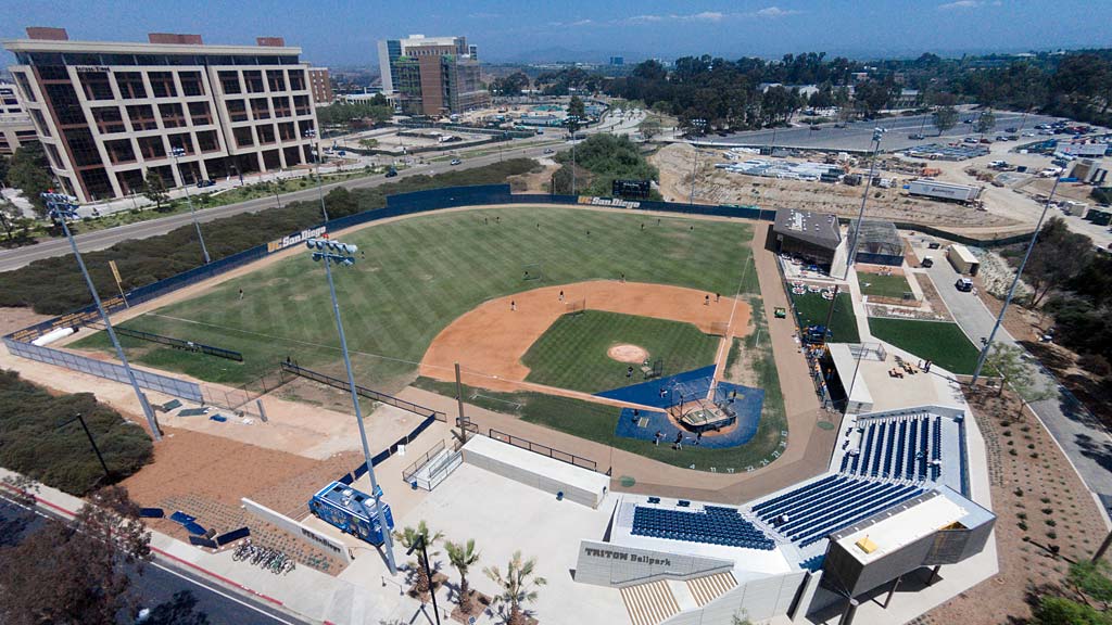 加州大学圣地亚哥分校 Triton 棒球场升级-1