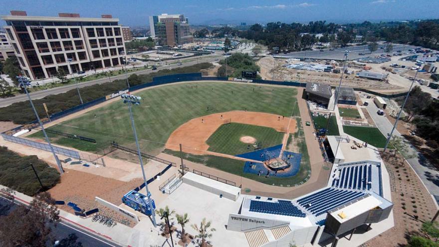 加州大学圣地亚哥分校 Triton 棒球场升级-1