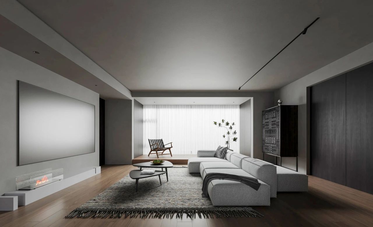 悬浮式电视背景墙设计-22