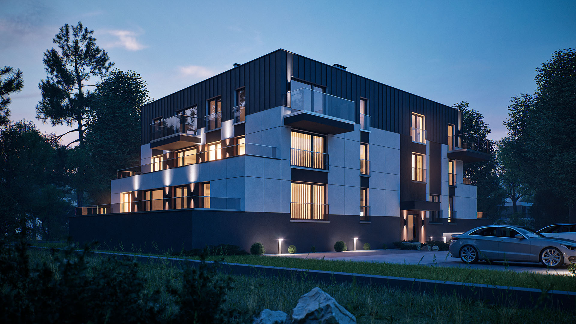 Apartamenty Ustroń | Wizualizacje Architektoniczne-13