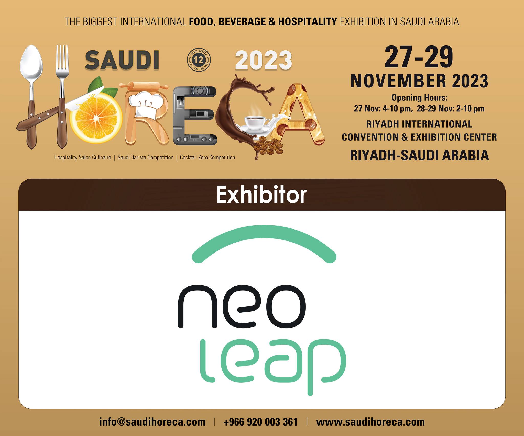 neoleap proposal booth in saudi horeca expo2023 ksa-1