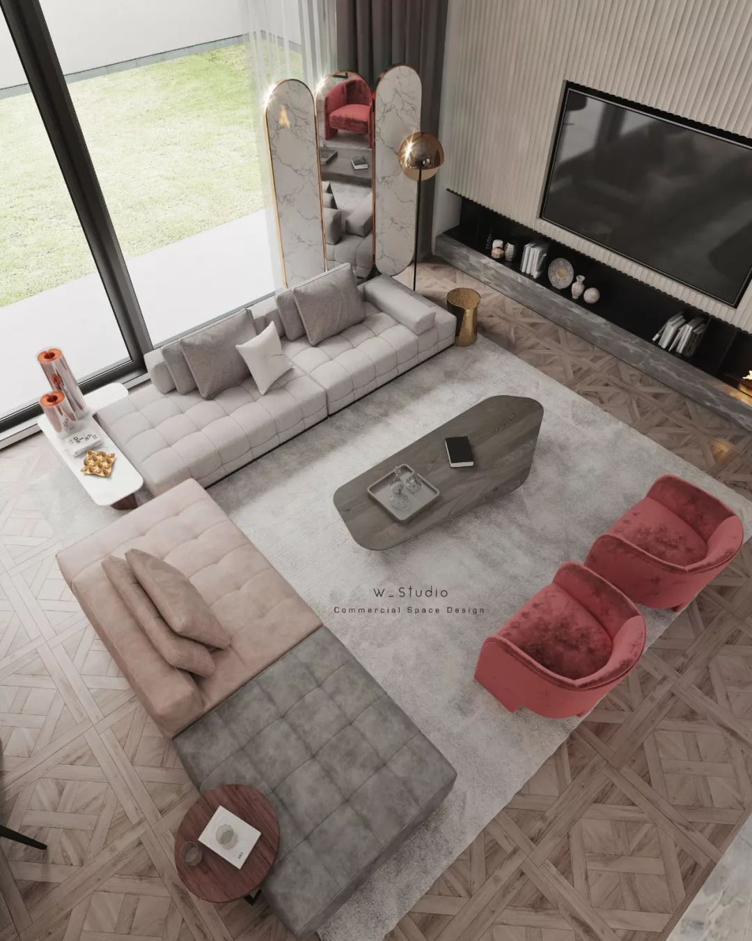 浙江宁波 300m²现代轻法独栋别墅，优雅生活典范-13