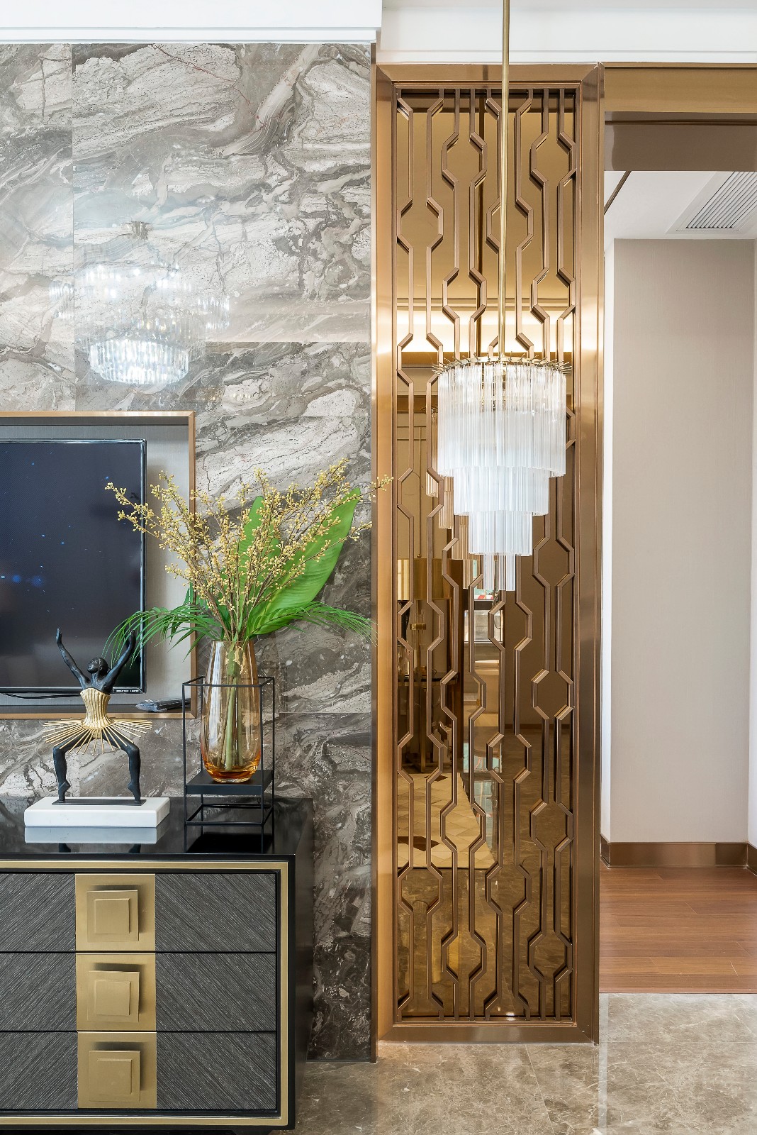 惠州奢华美式样板房 | 上森设计诠释精致生活品味-3