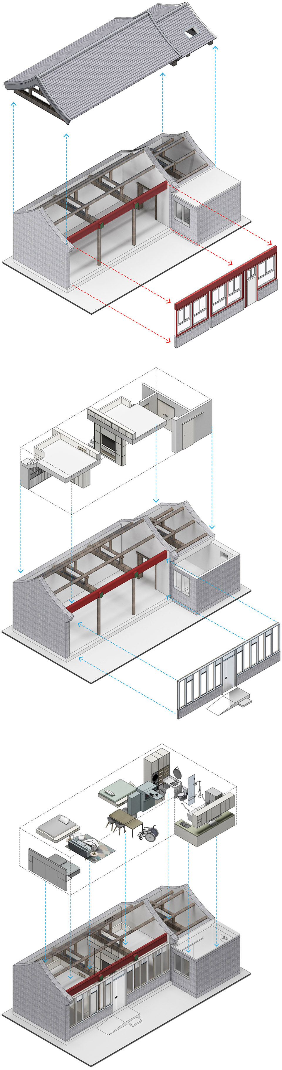 两代人的小家 & 北京胡同内旧房改造 / CAA希岸联合建筑事务所-39