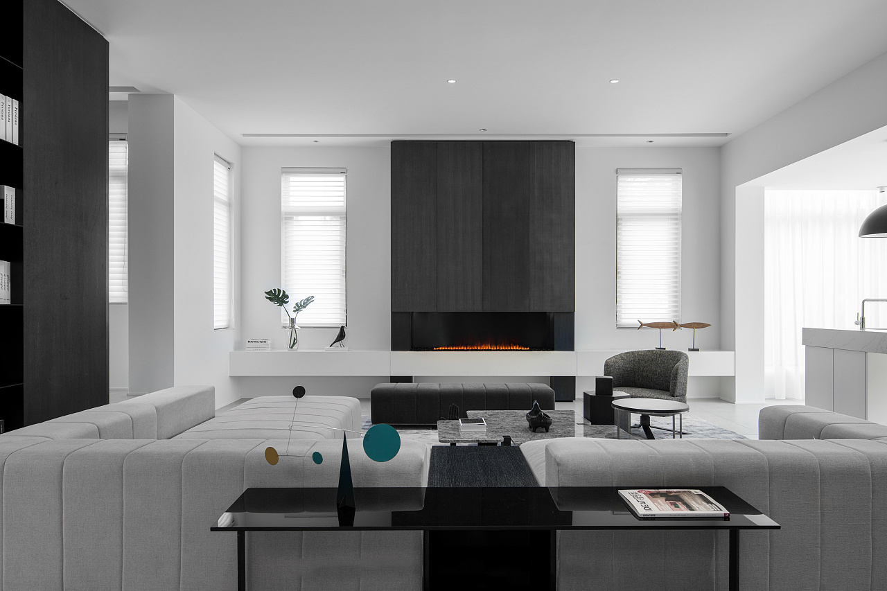 亦鉴设计 | 上海浦东·绿洲千岛花园550m2 私宅-7