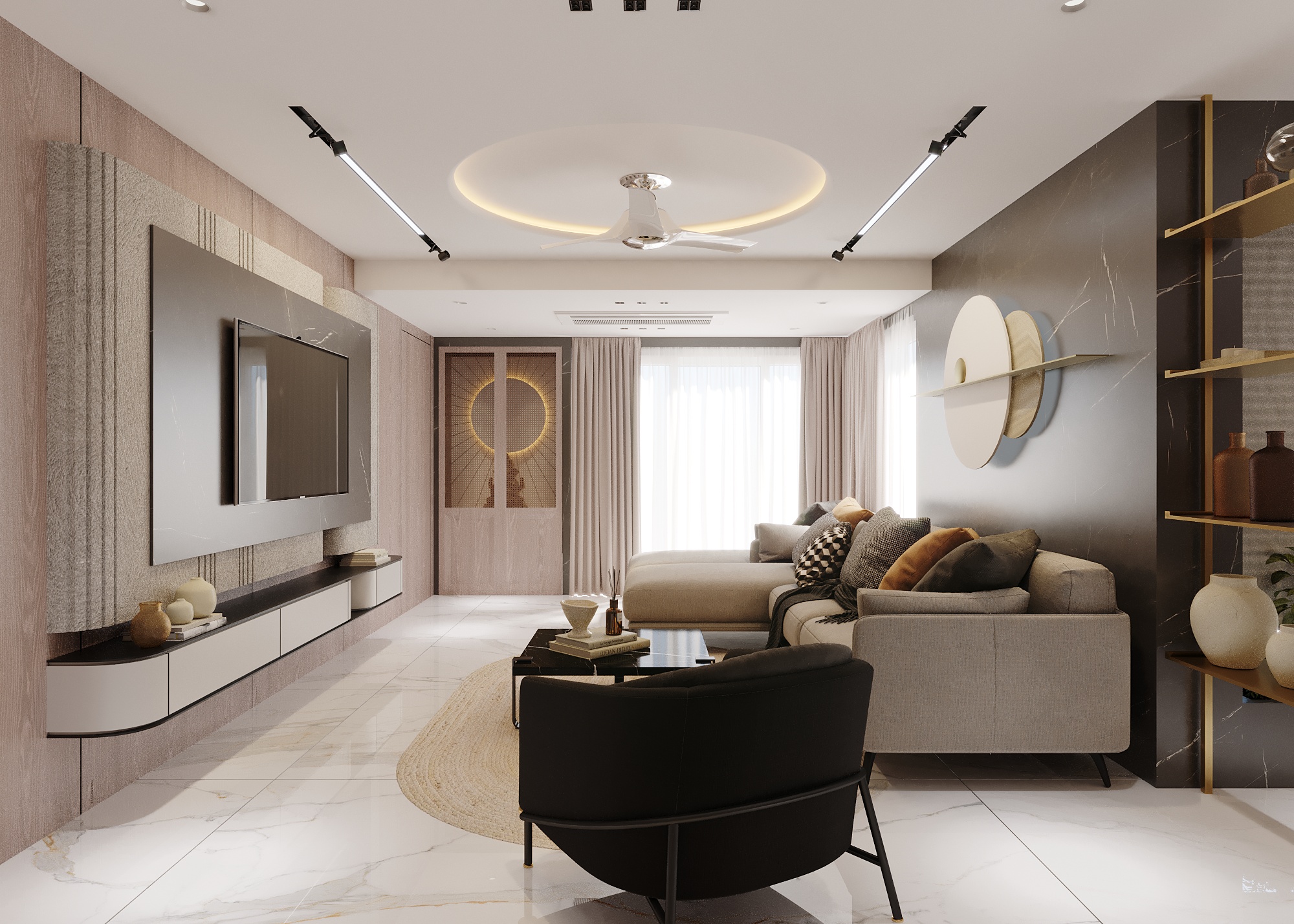 LUXERIOUS LIVING AREA-1