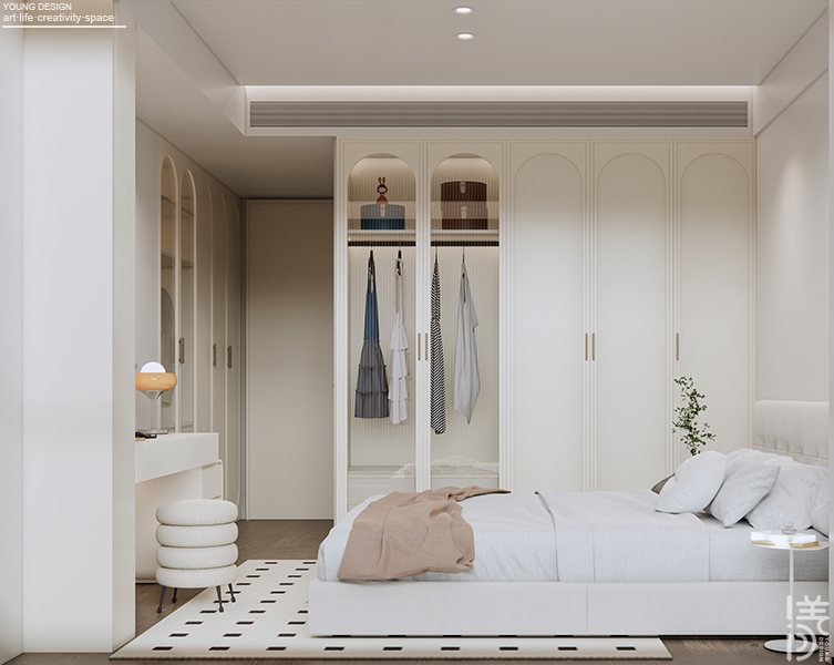 奶油风独居设计丨深圳漾空间设计有限公司-41