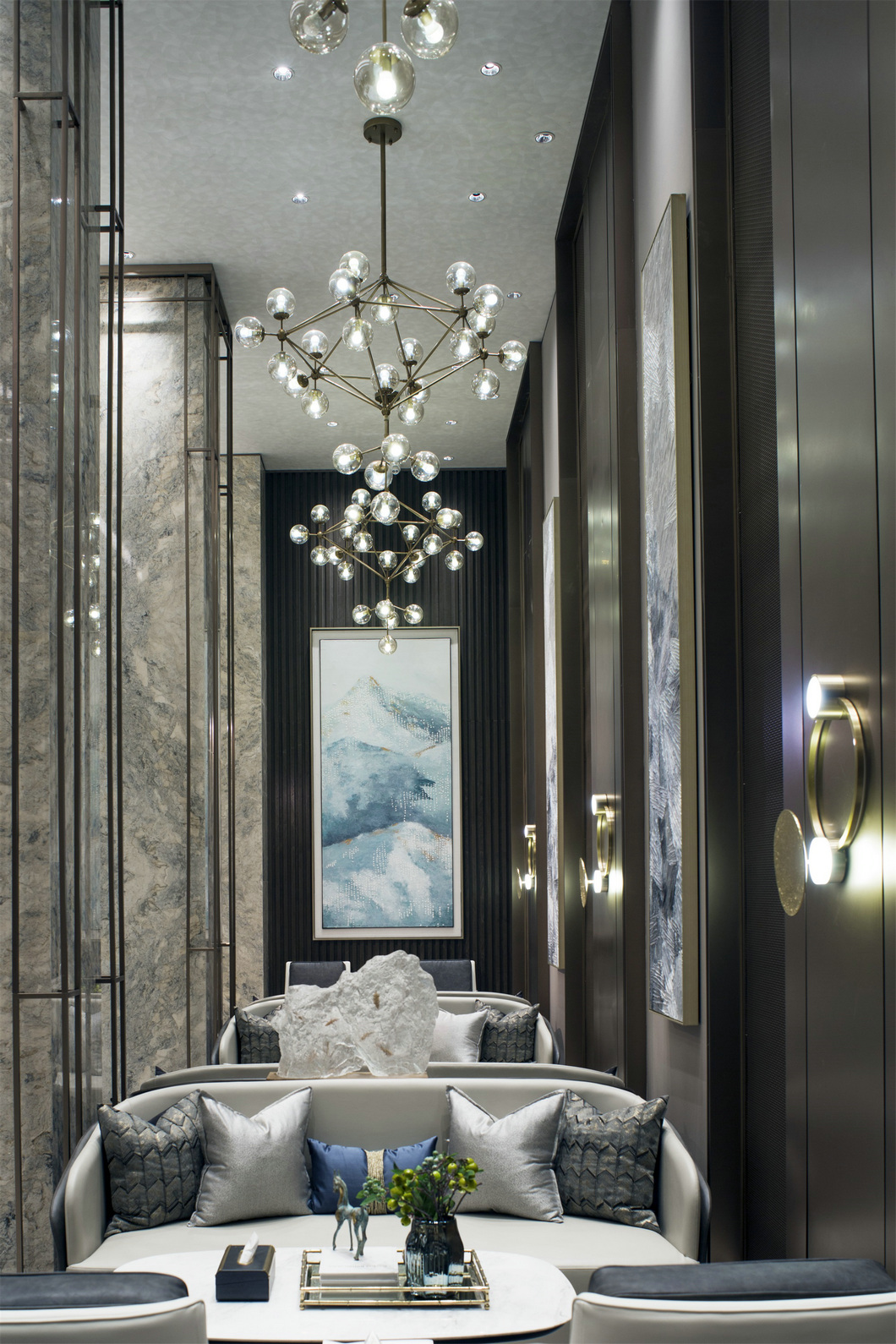 纳沃设计丨济南龙湖景粼原著售楼处-19