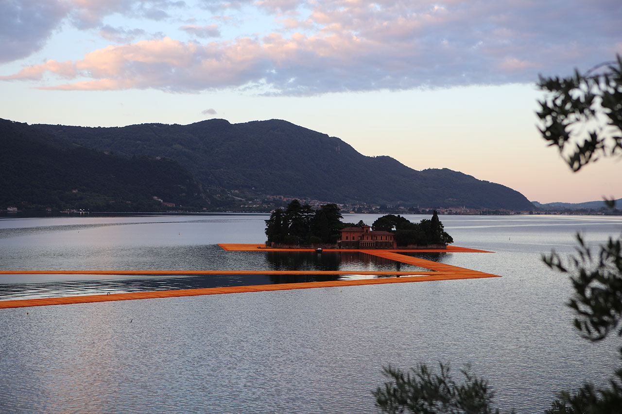 湖上悬浮走廊 | 意大利 Lake Iseo 的“漂浮平台”-8