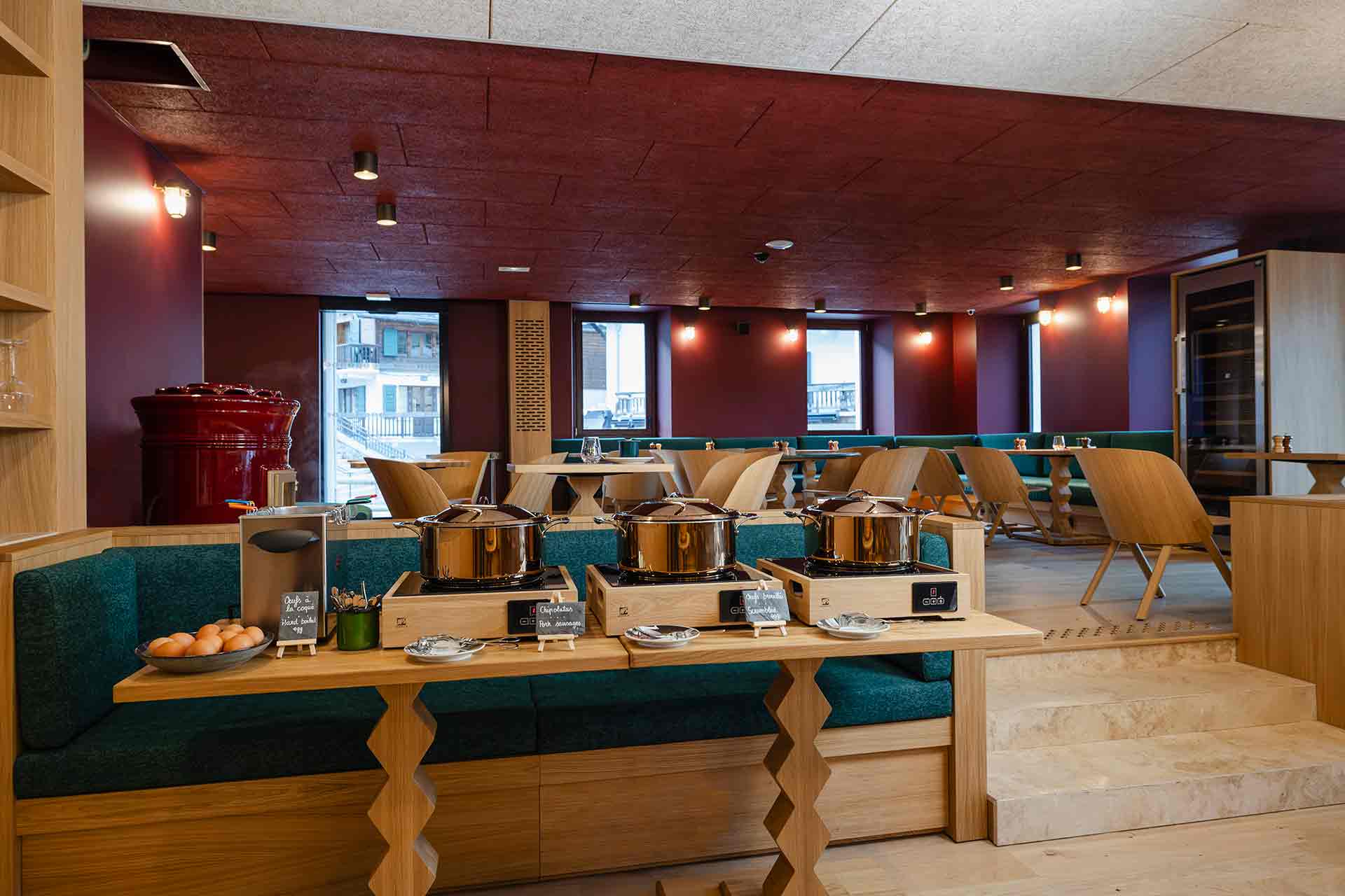 Mobilier des communs de l’hôtel la Couronne à Chamonix | Poitoux-13