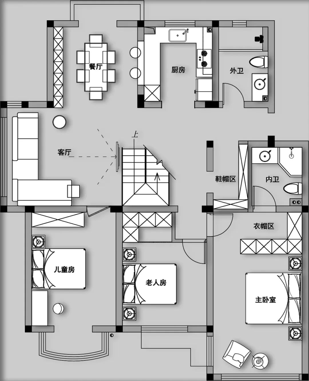 阳光木居 · 常州 220 平老房改造丨中国常州丨张安,顾妍-54