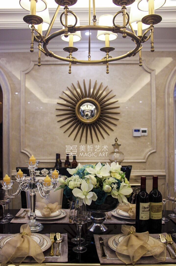 【美哲艺术】梧桐墅大平层样板房-5