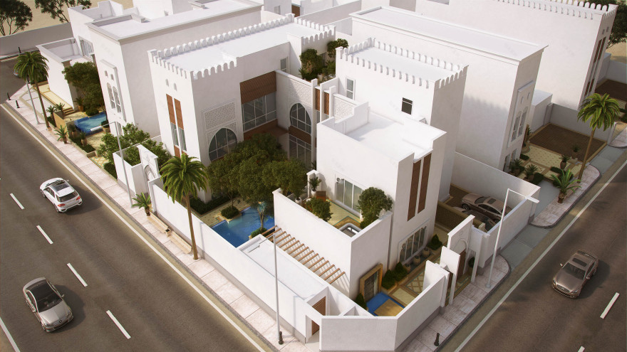 沙特阿拉伯现代住宅设计,融入伊斯兰文化元素-34