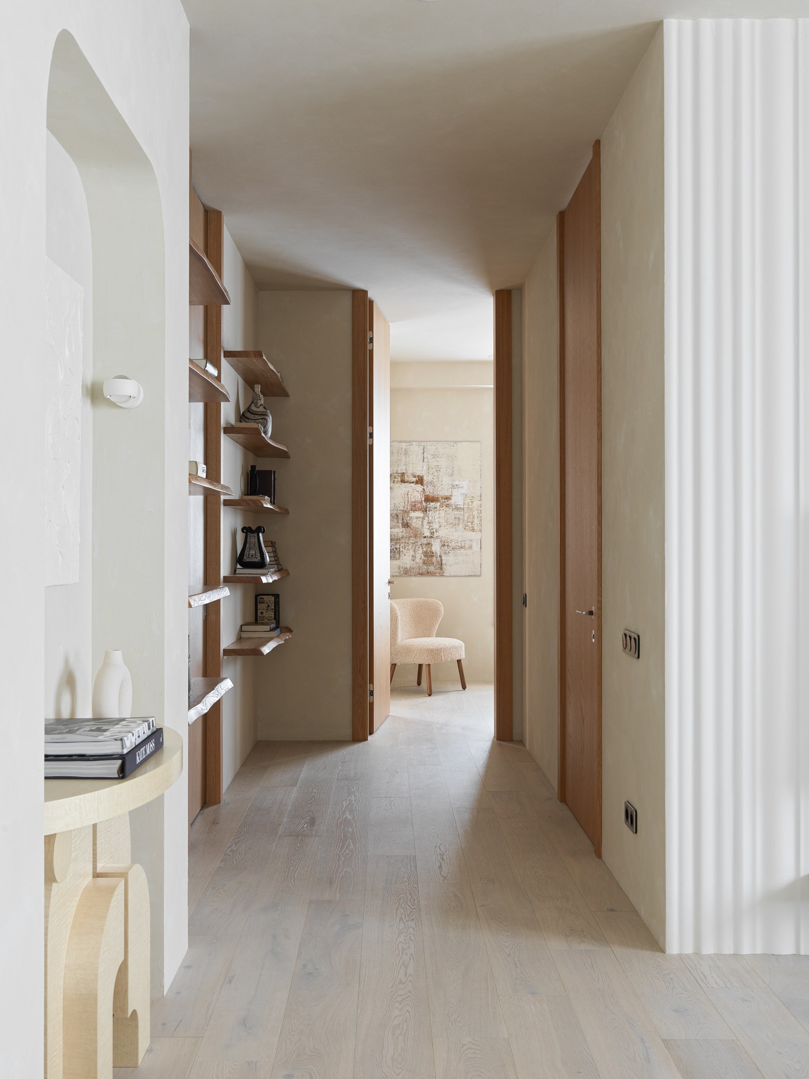 莫斯科简约公寓 | 白色空间的艺术-17