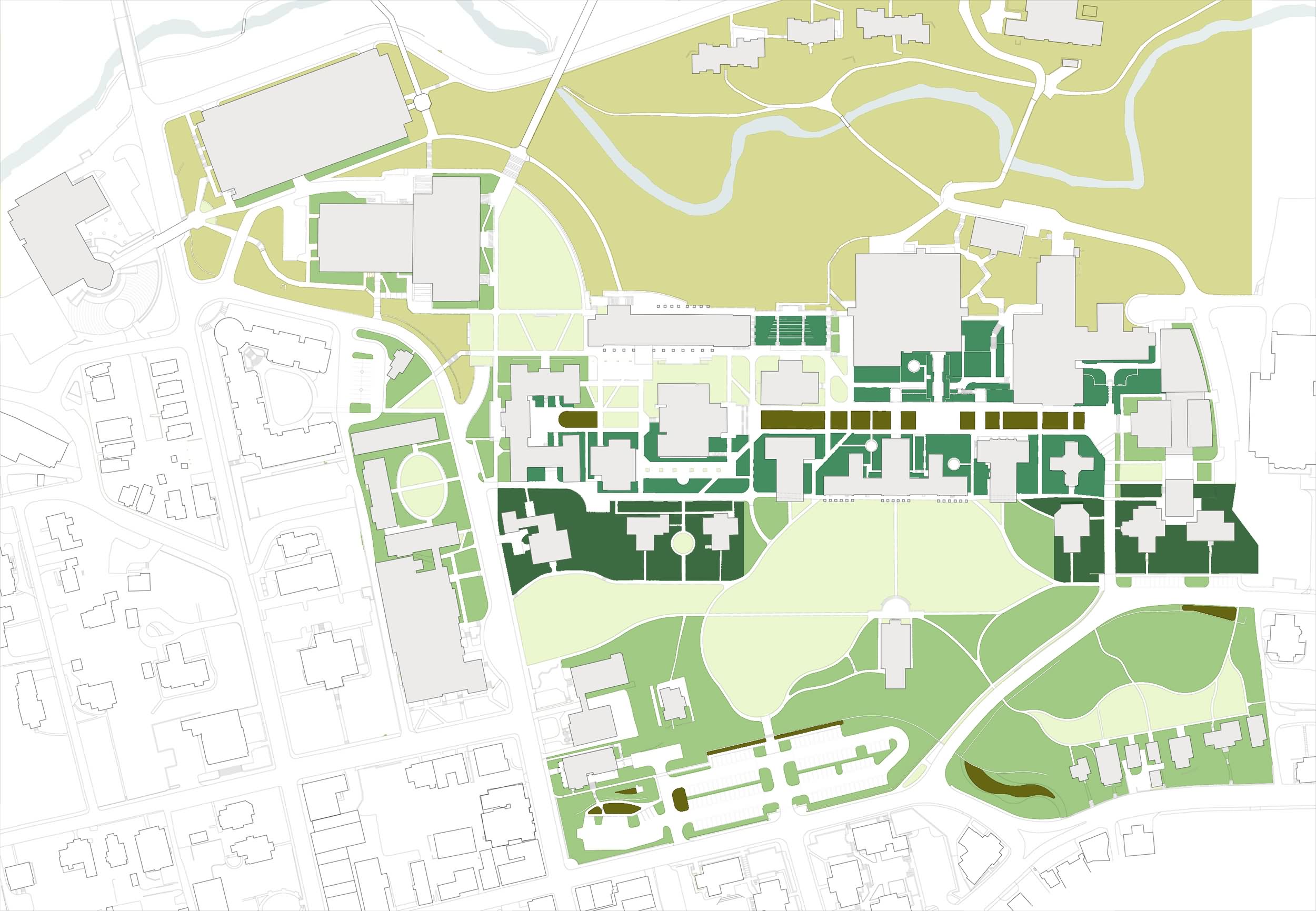 华盛顿李大学景观规划丨美国华盛顿丨Siteworks-13