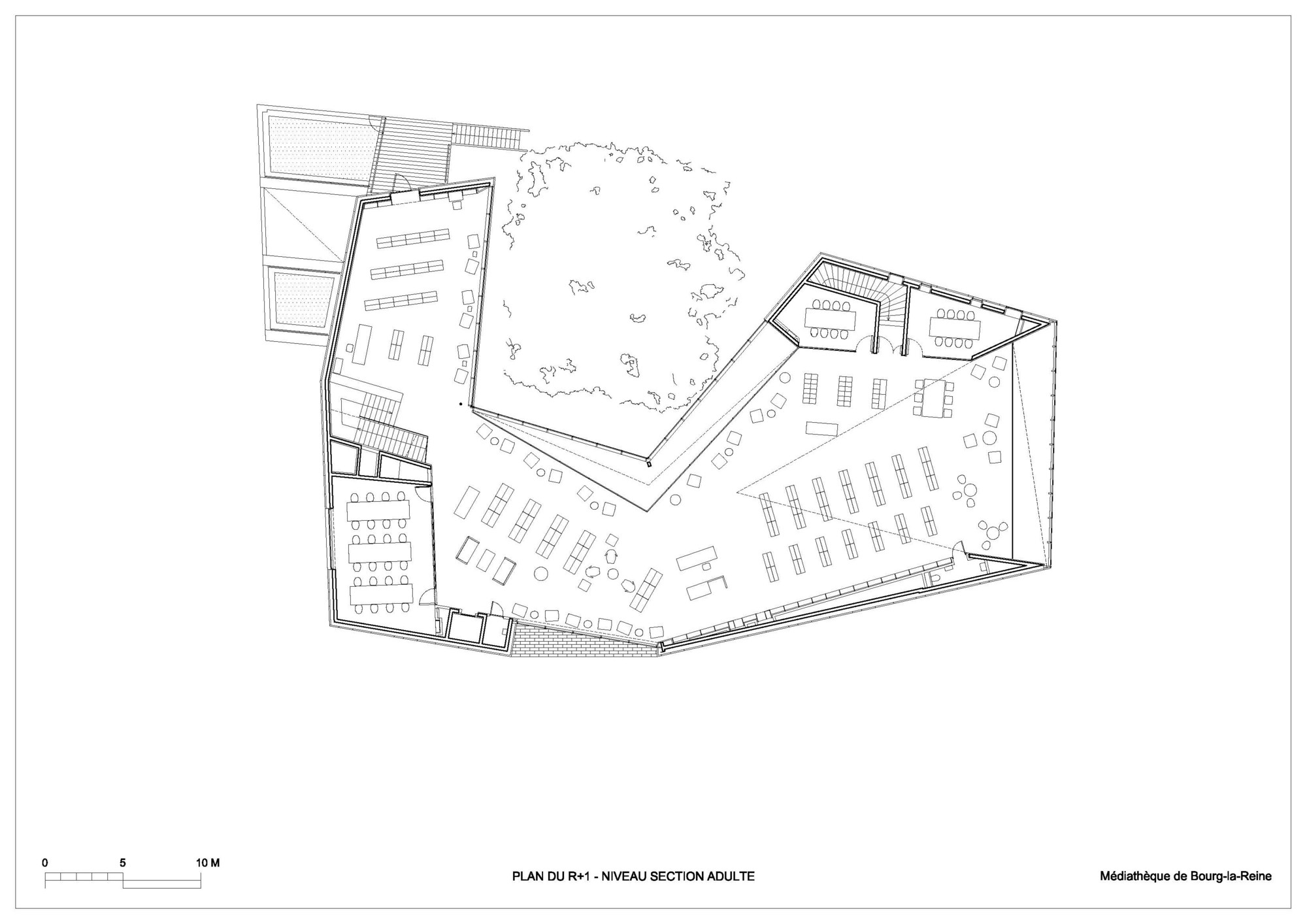 Media Library in Bourg-la-Reine / Pascale Guédot Architecte-23