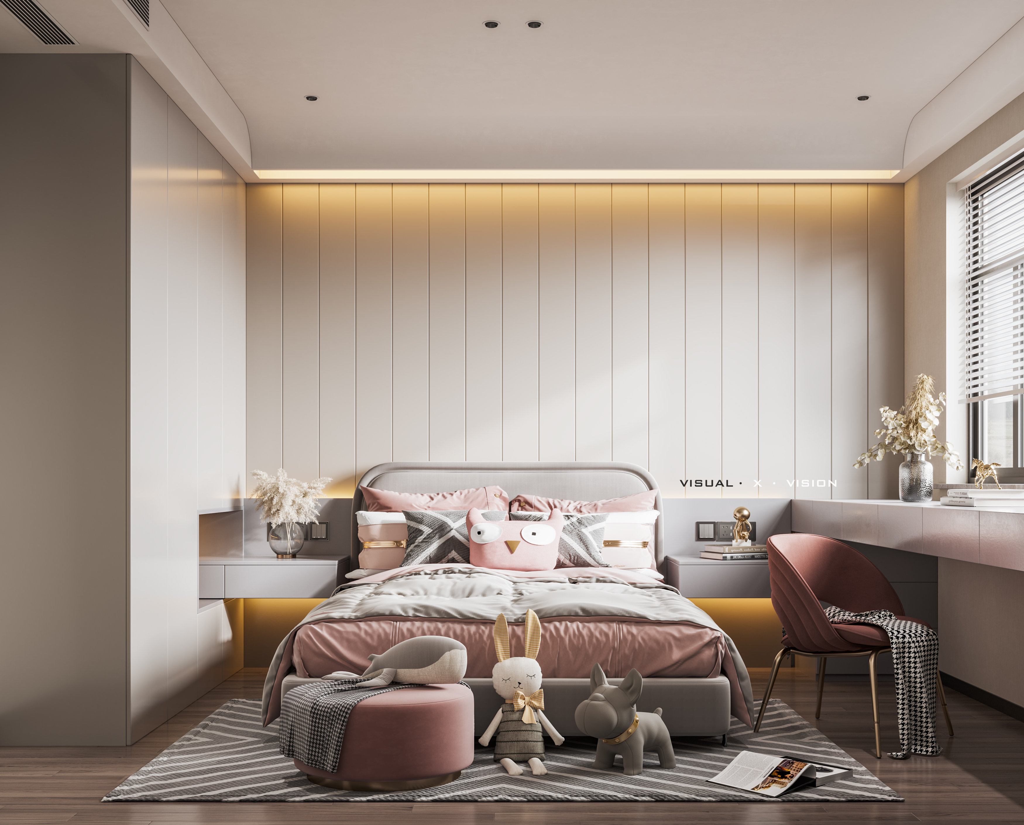 现代沉稳空间 | 3Dmax2018 打造 Corona4.0 与 Photoshop2019cc 应用实例-16