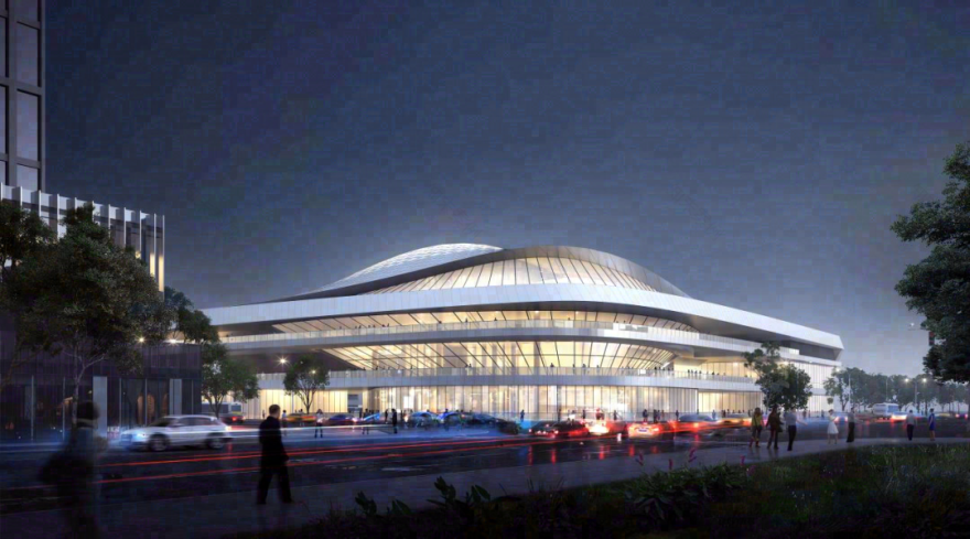 廊坊临空体育馆丨中国廊坊丨中建八局装饰-17