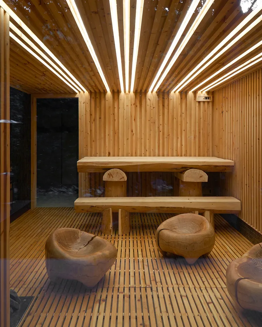 带河景与森林景观的guest house设计丨俄罗斯克拉斯诺达尔丨StudioFareni(创始人Герман Фарени)-30