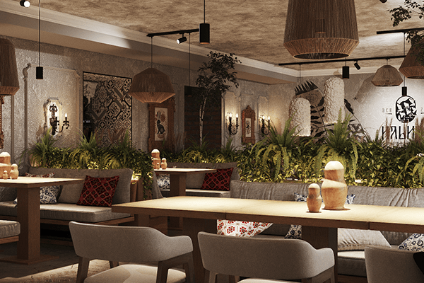 НАСЛЕДЗЬЕ（HERITAGE）餐厅室内设计项目丨白俄罗斯维捷布斯克丨Maryia Matsiash （ANIKIИA）-9