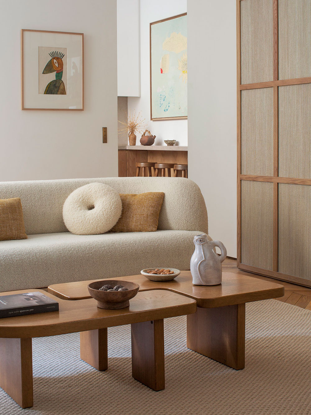 巴黎优雅自然风格公寓设计-2