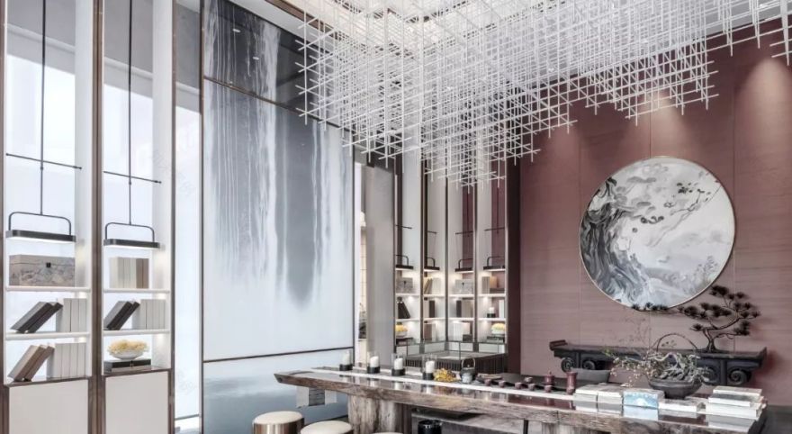 福州三盛璞悦府城市展厅 - 融合禅意与中式古典的精致空间-24