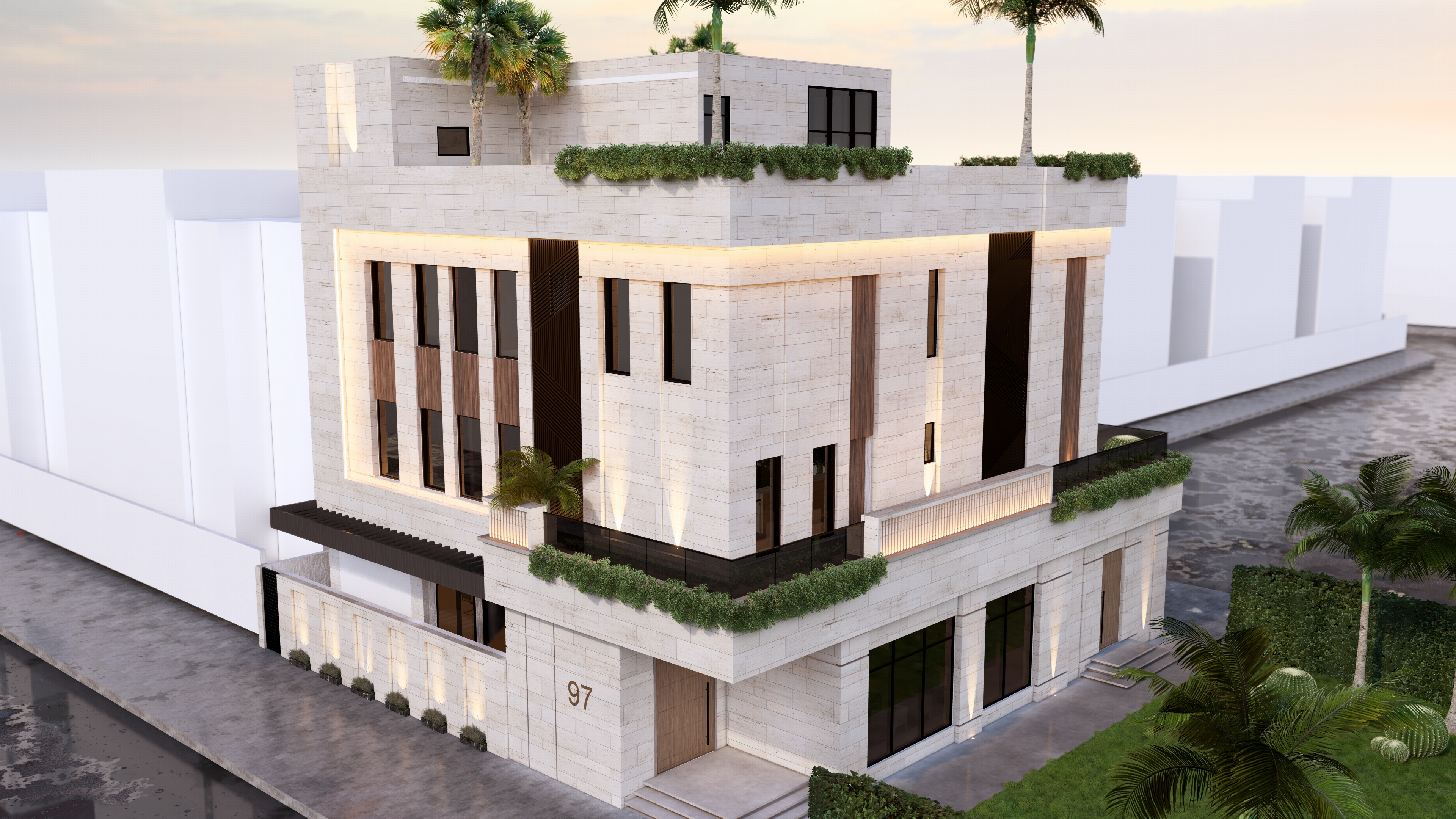 科威特现代当代别墅-51