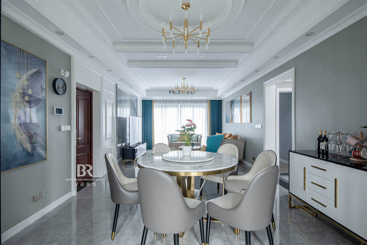 万科悦湾洋房设计案例丨重庆兄弟装饰公司-12