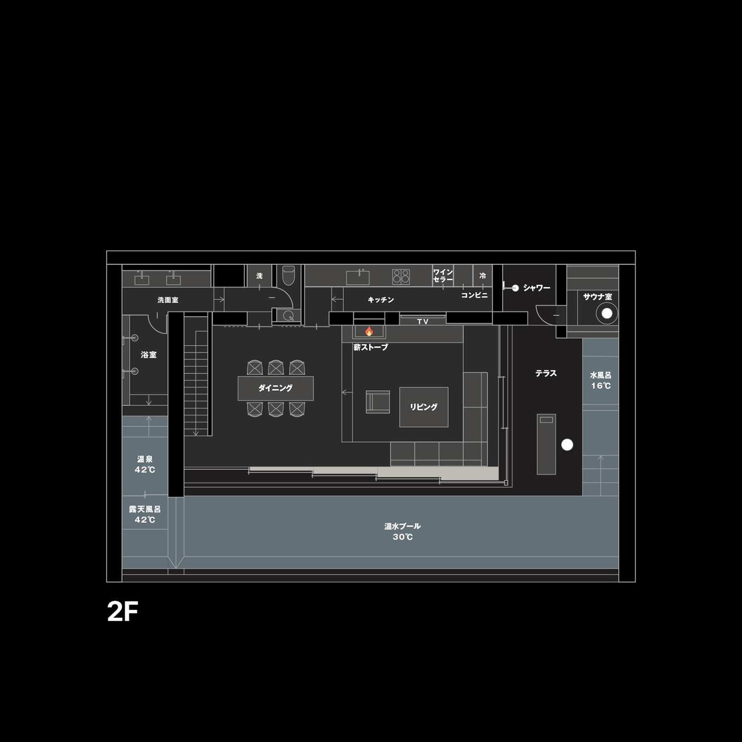 日本群马县水上町 NOT A HOTEL 温泉别墅丨SUPPOSE DESIGN OFFICE-59