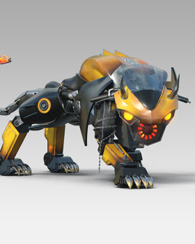 摩托机器人黑豹丨Alex Golden,Anastasia Potapova