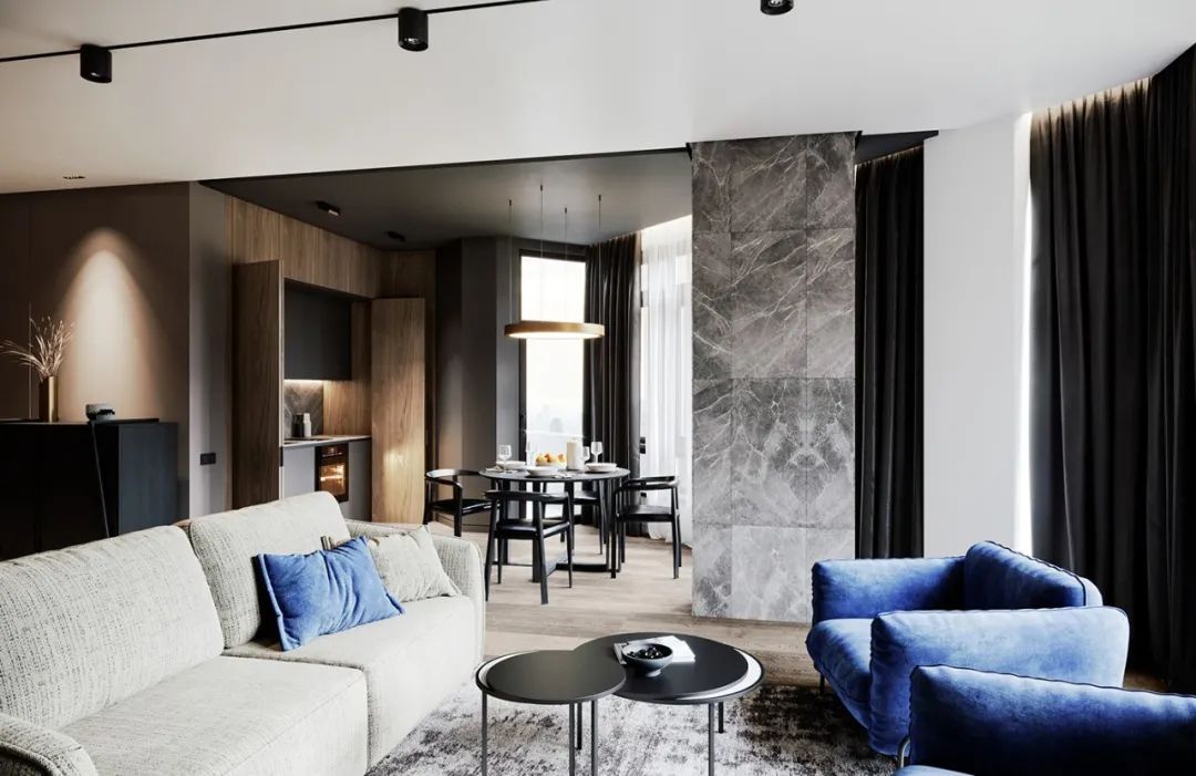 105㎡温润住宅，简约实木与大理石的完美结合-82