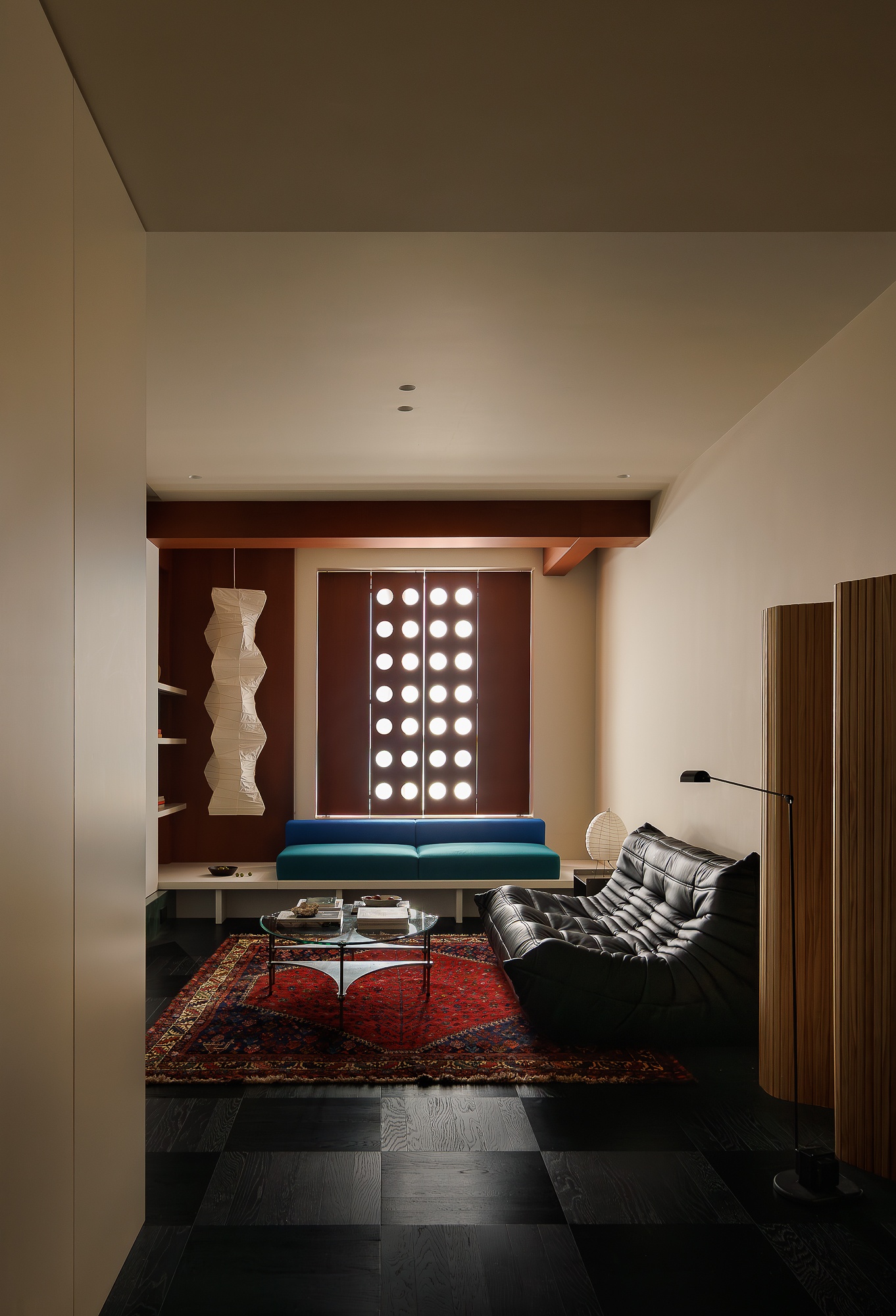 东方气韵遇上复古色彩住宅设计丨HURR赫设计-9