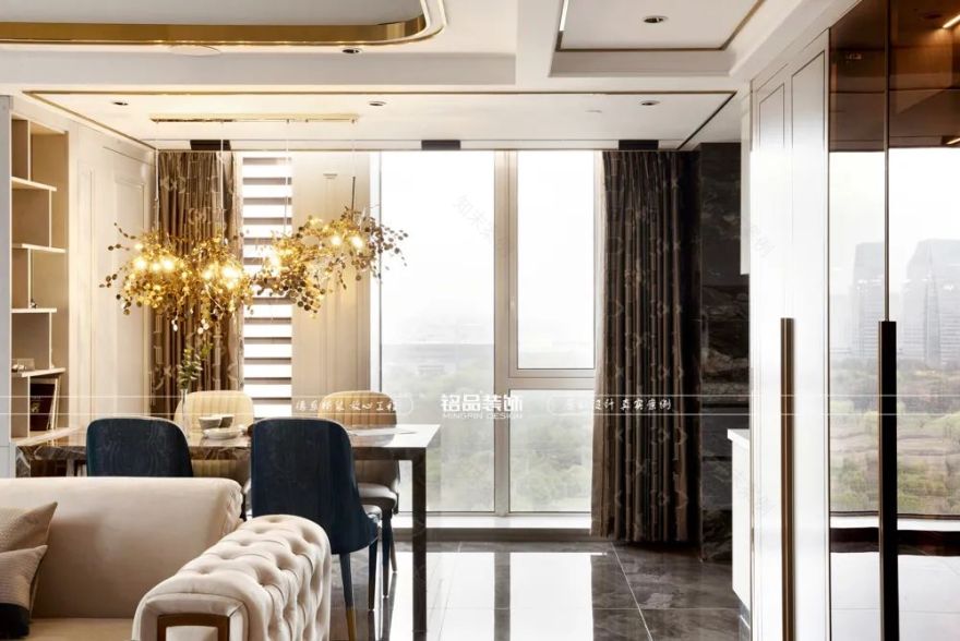 119 方横厅装出超大平层丨铭品装饰-34