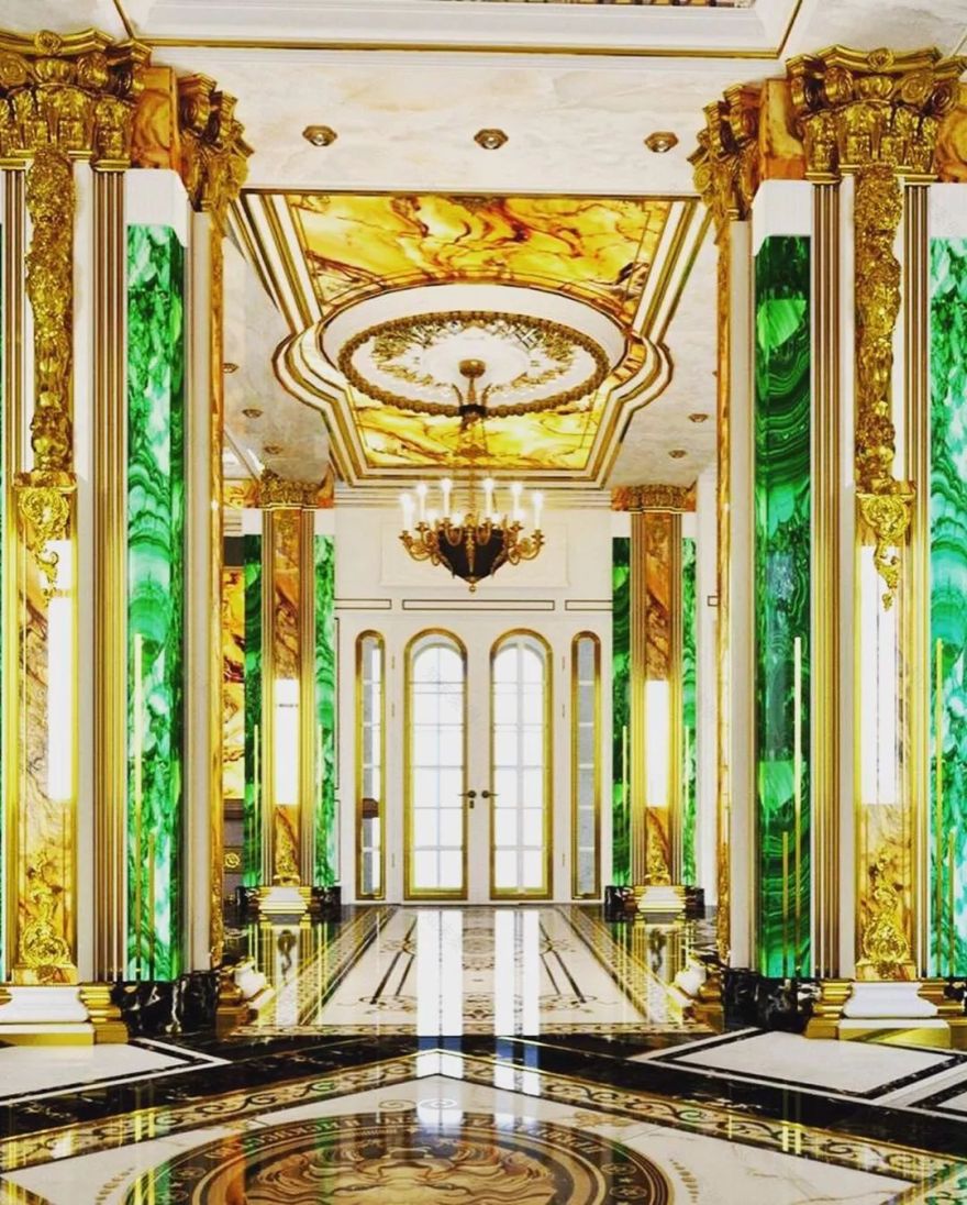 史上最壕小学!亿万土豪爆改母校,画风秒变皇宫!学生哭了,家长坐不住了......-46