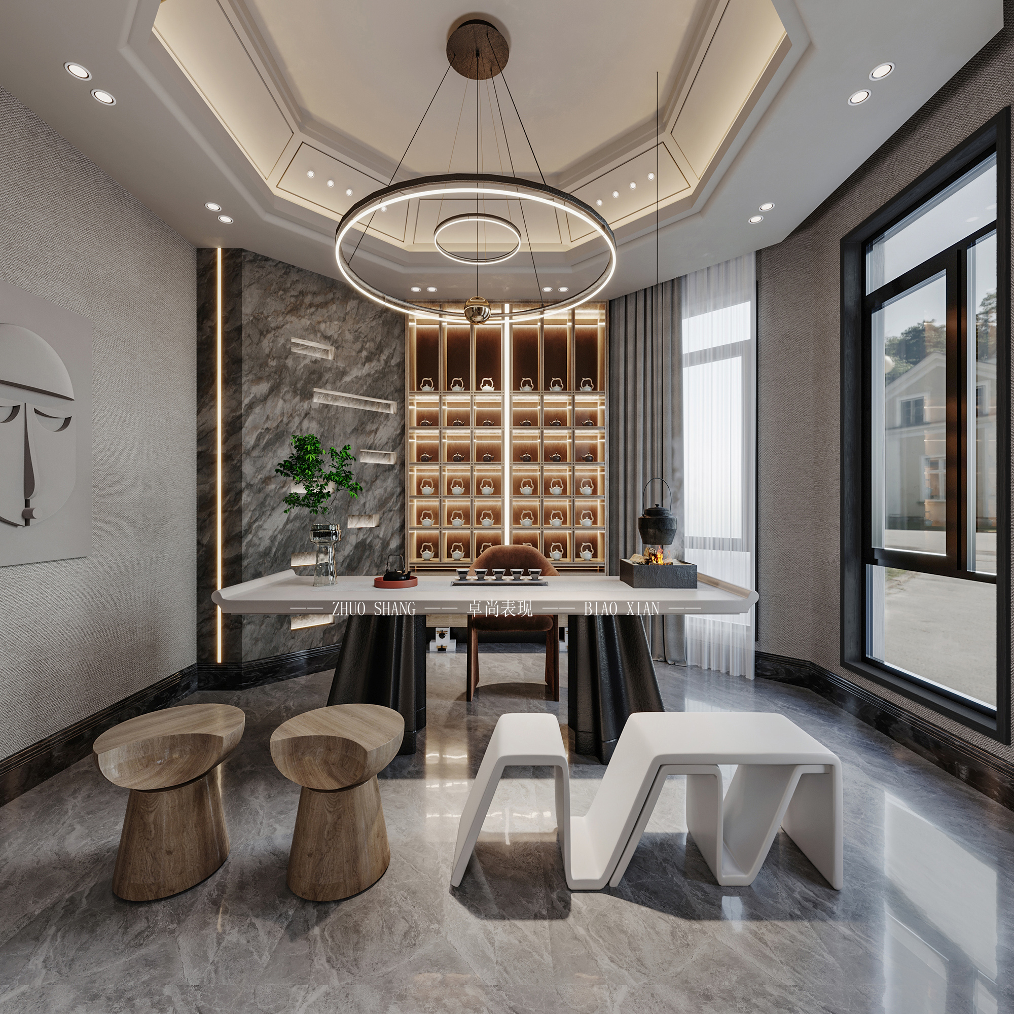 卓尚表现|现代风格  家装-11