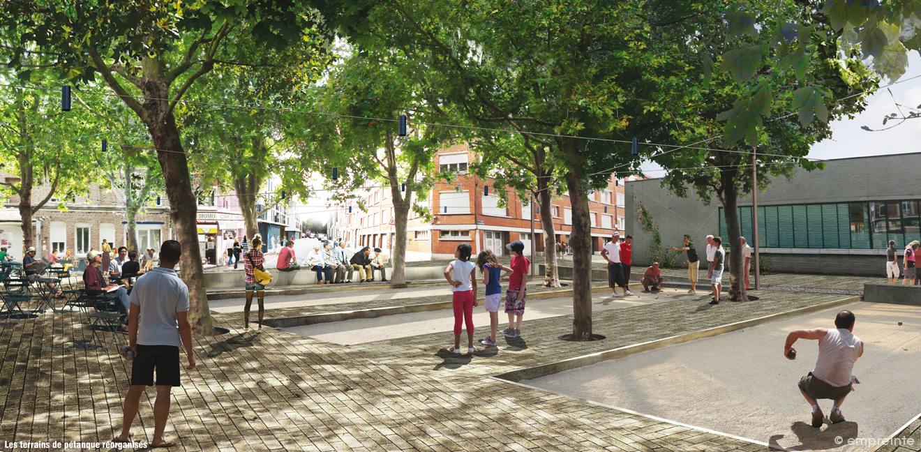 Place Casquette景观设计项目丨法国里尔丨Empreinte,bureau de paysages-28