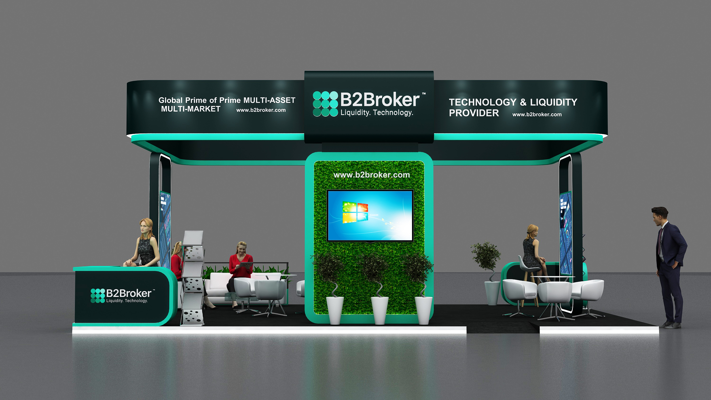 B2 BROKER 8X6STALL DESIGN IN DUBAI-1