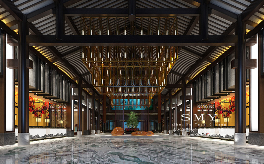 乐山酒店设计,乐山酒店装修设计案例-水木源创设计-8