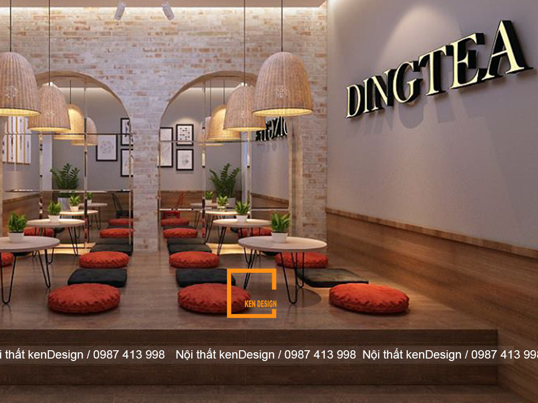 Ding Tea Thái Nguyên奶茶店设计改造丨Ken Design-2