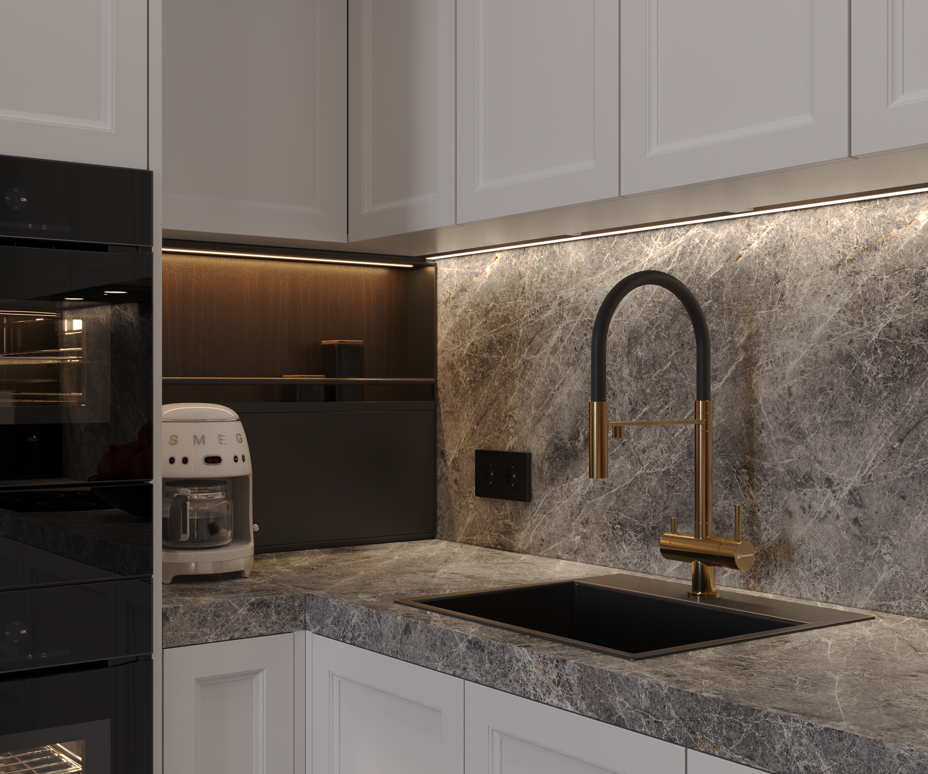 Design project of the apartment "Highvill"-11