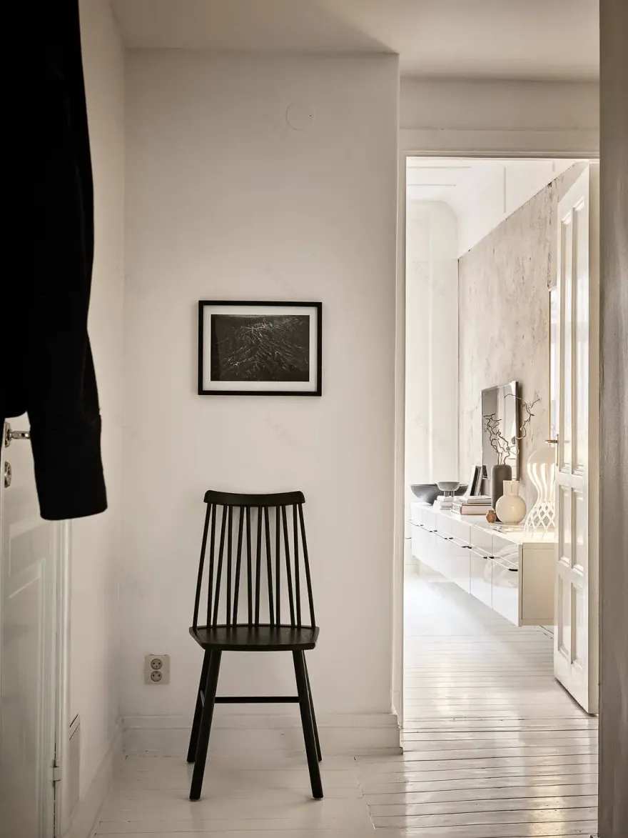 温柔粉色系,致敬 Art Deco 的 55 平米公寓-10