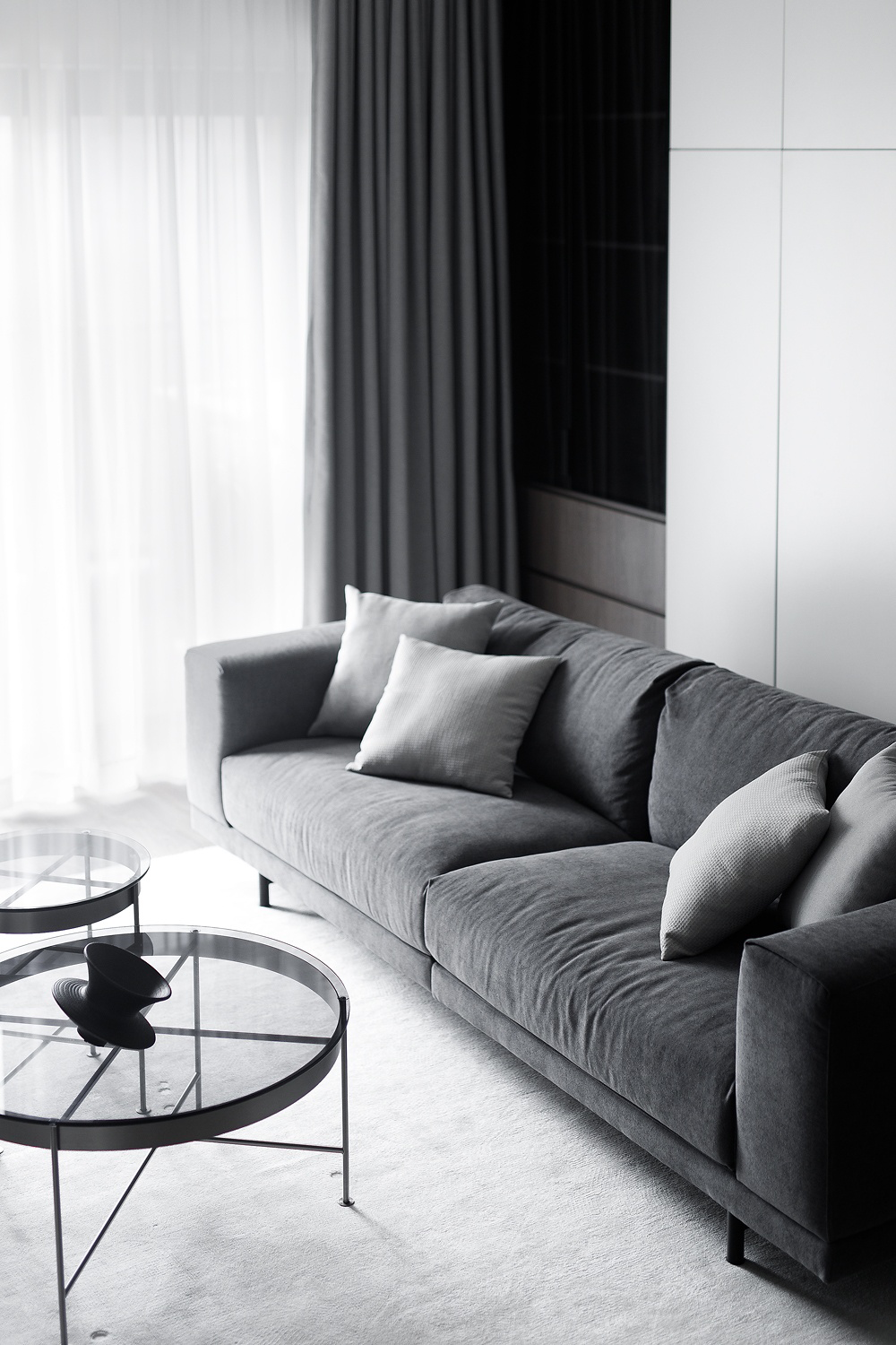 极简黑白,打造轻盈自在的生活空间丨中国淮安丨CX.D 辰夏空间规划-34