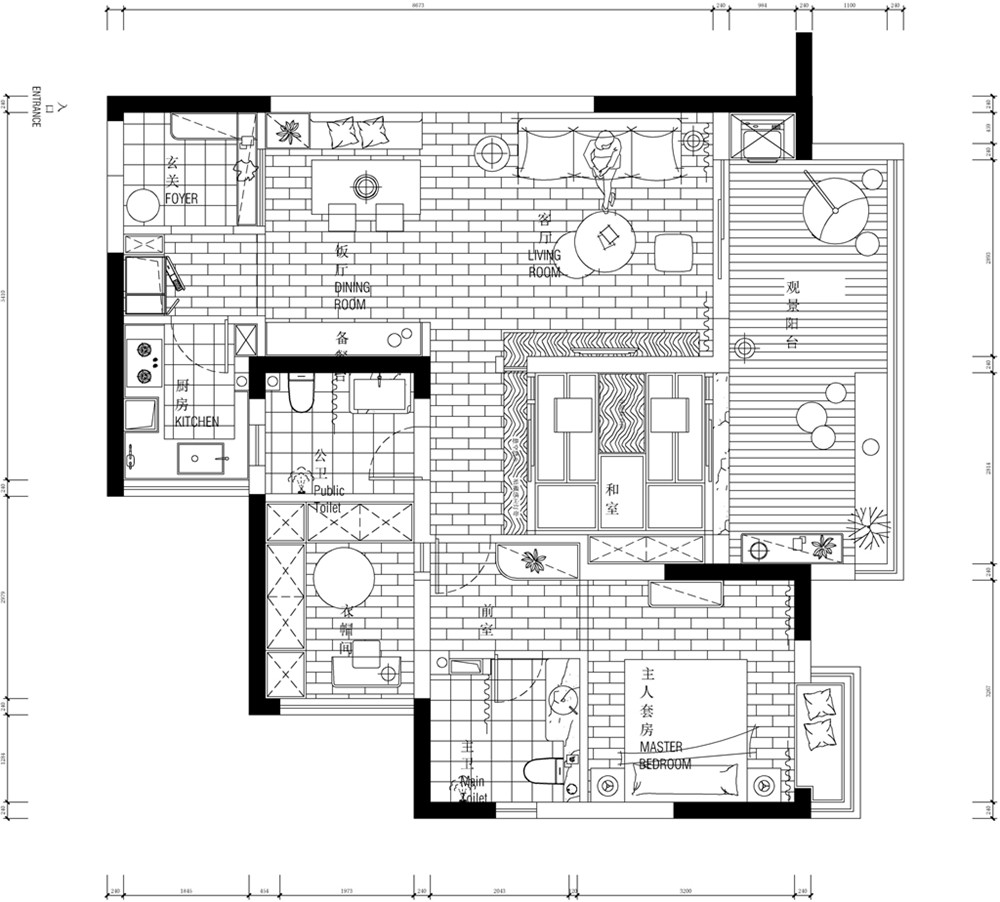 三居室改成大套间丨中国重庆丨重庆俏业家装饰-14