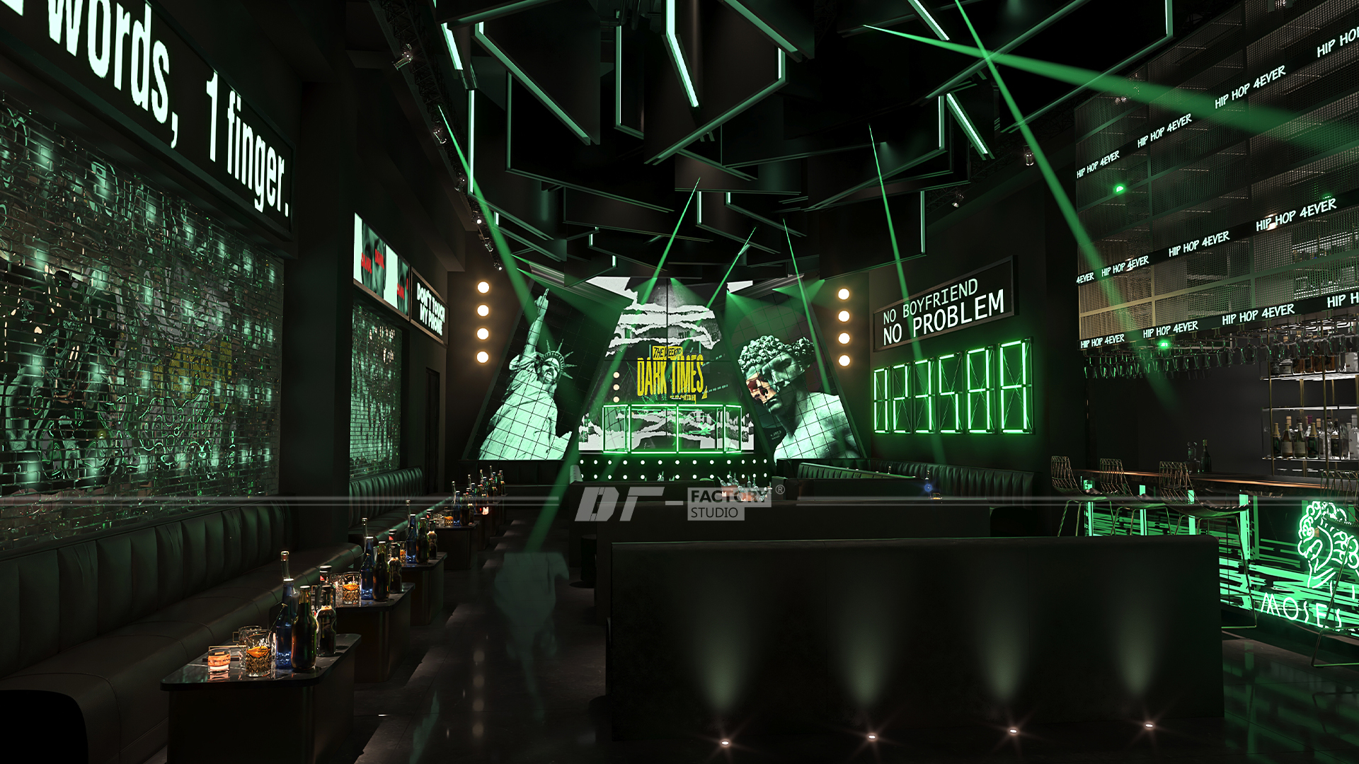 摩西 CLUB(曲靖店)丨中国曲靖丨鱼骨设计-8