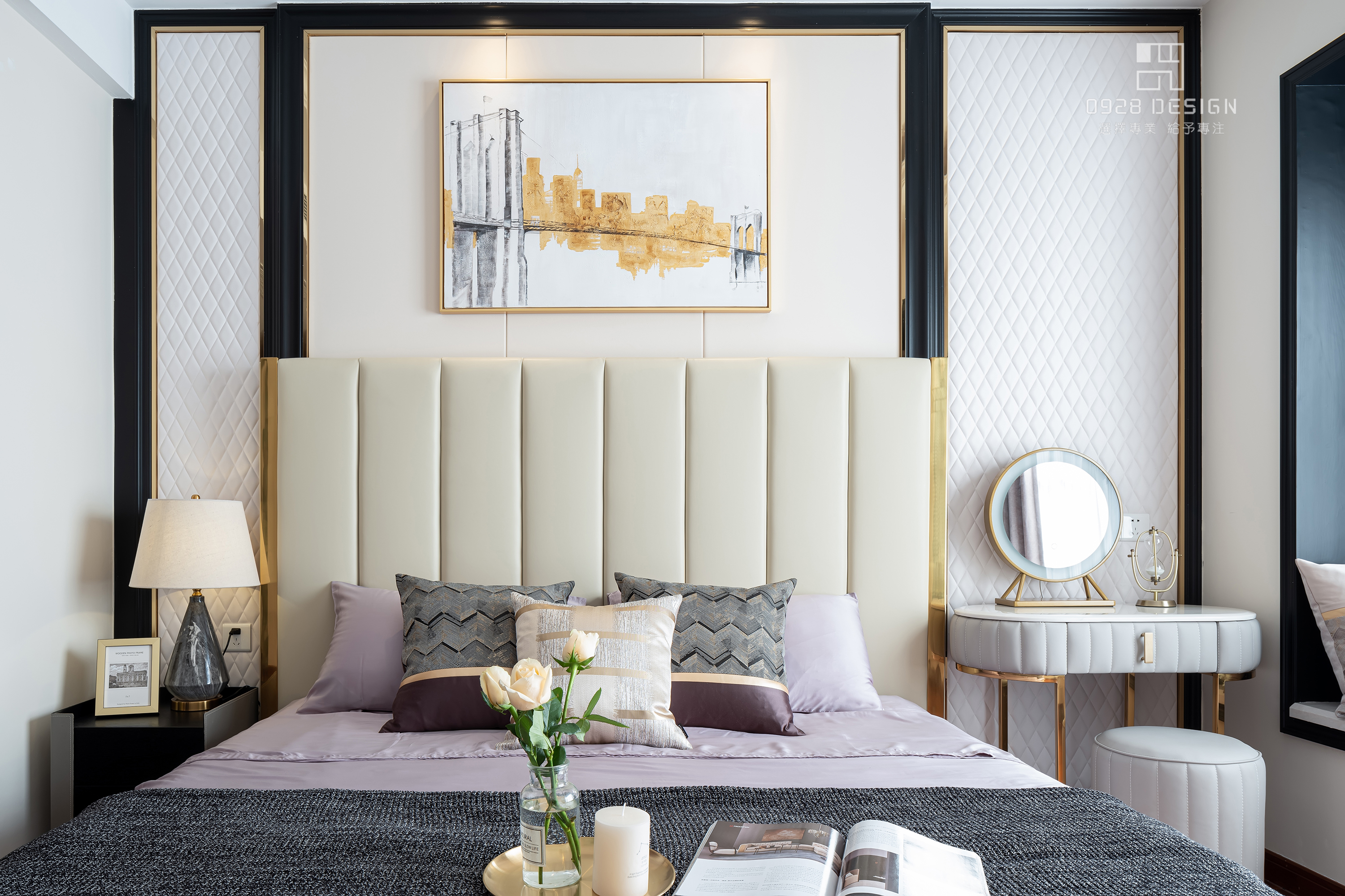 玖龙玺花园的后现代混搭家居设计-33