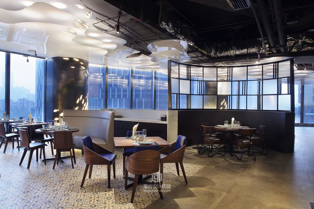 鱼鲜生海鲜餐厅--来轩建筑装饰设计-13